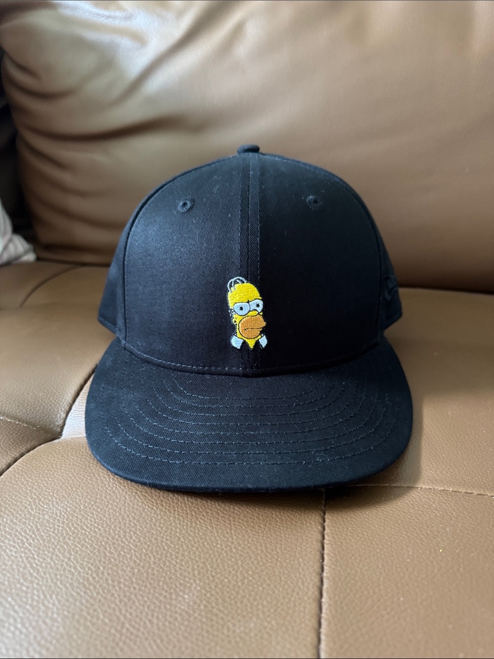 Kith x Simpson’s Black Hat with Homer Embroidery